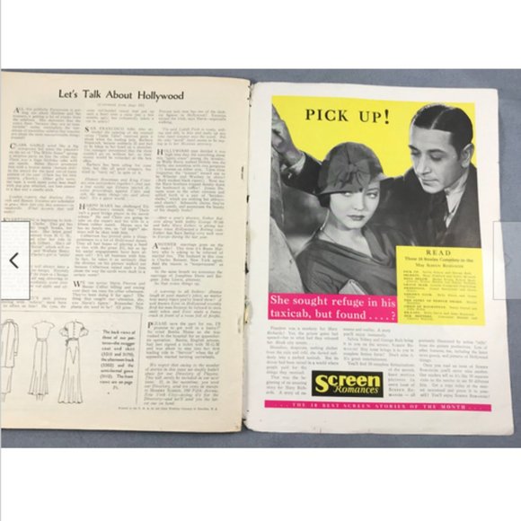 May 1933 Modern Screen Magazine Hollywood Movies Hepburn Crawford Fairbanks - Picture 6 of 6
